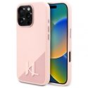 Karl Lagerfeld grūdėto rašto ir logotipo „MagSafe“ dėklas, skirtas „iPhone 16 Pro Max“, juodas Karl Lagerfeld grūdėto rašto ir logotipo „MagSafe“ dėklas, skirtas „iPhone 16 Pro Max“, juodas