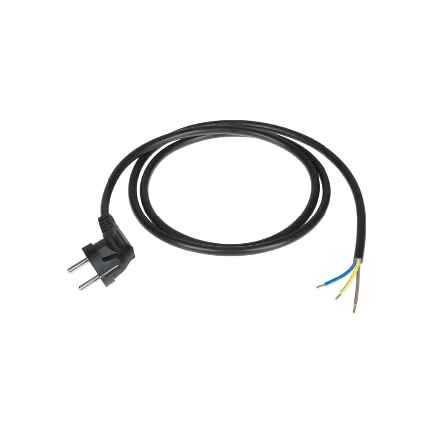 LP Oem Кабель питания 3x1.5 мм черный 1.5 м с угловой вилкой – 2