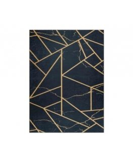 Stilius Kilimėlis ARLEN MARBLE2 juodos spalvos glamour stiliaus, 120x170, Hakano