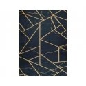 Стильный коврик ARLEN MARBLE2 черного цвета, в стиле glamour, размер 120x170, Hakano