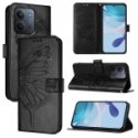 Oem LUNA Book Carbon kate, mis on mõeldud XIAOMI Redmi 15C-le (173,16 x 81,07 x 8,2), must