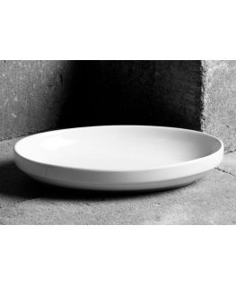 Salsa ovaalne taldrik 20,2 x 13,8 cm Valge AMBITION