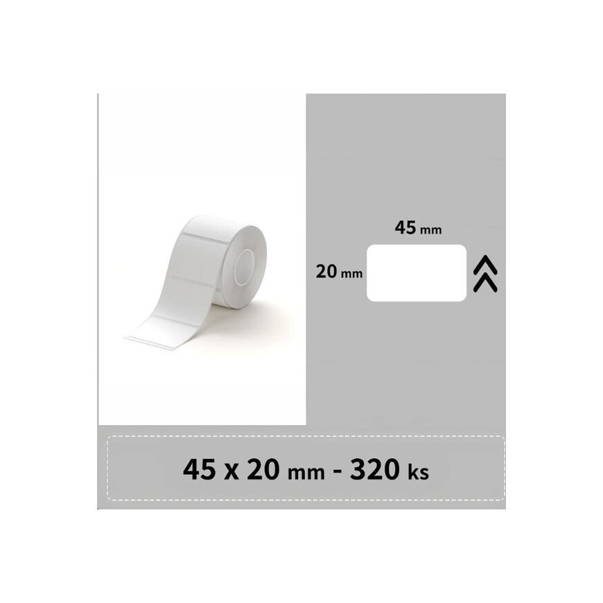 Niimbot etiketēm R 45x20mm 320 gab