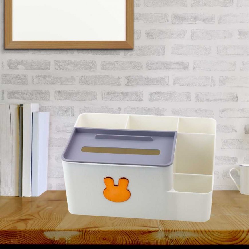 Lean Multifunctional Table Holder, 24x16.5x11 cm, plastic, white – 2