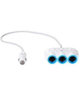 Car charger splitter Hoco C1 with 2 USB ports and three (3.1A) connectors