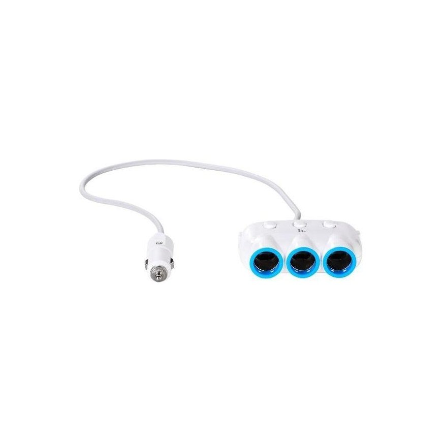 Car charger splitter Hoco C1 with 2 USB ports and three (3.1A) connectors