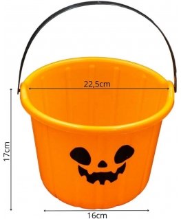 Joulukoriste HELOWEEN CANDY BACKET, ORANSSI