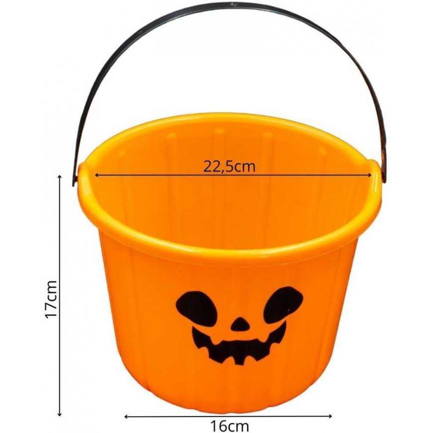 Joulukoriste HELOWEEN CANDY BACKET, ORANSSI