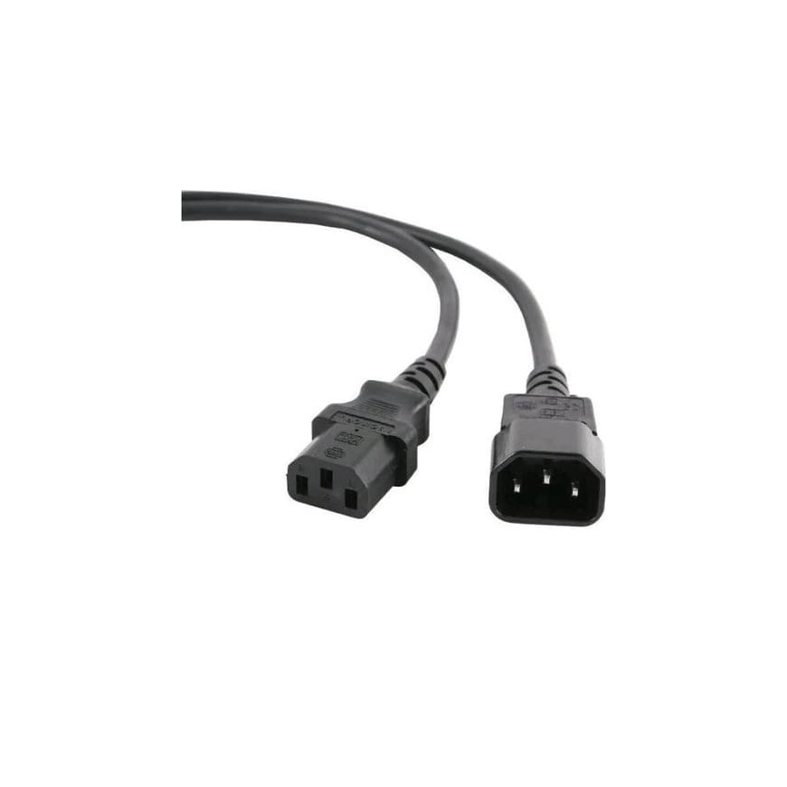 C-TECH virtalähdekaapeli, jatkojohto, 1,8 m VDE 230V – 2