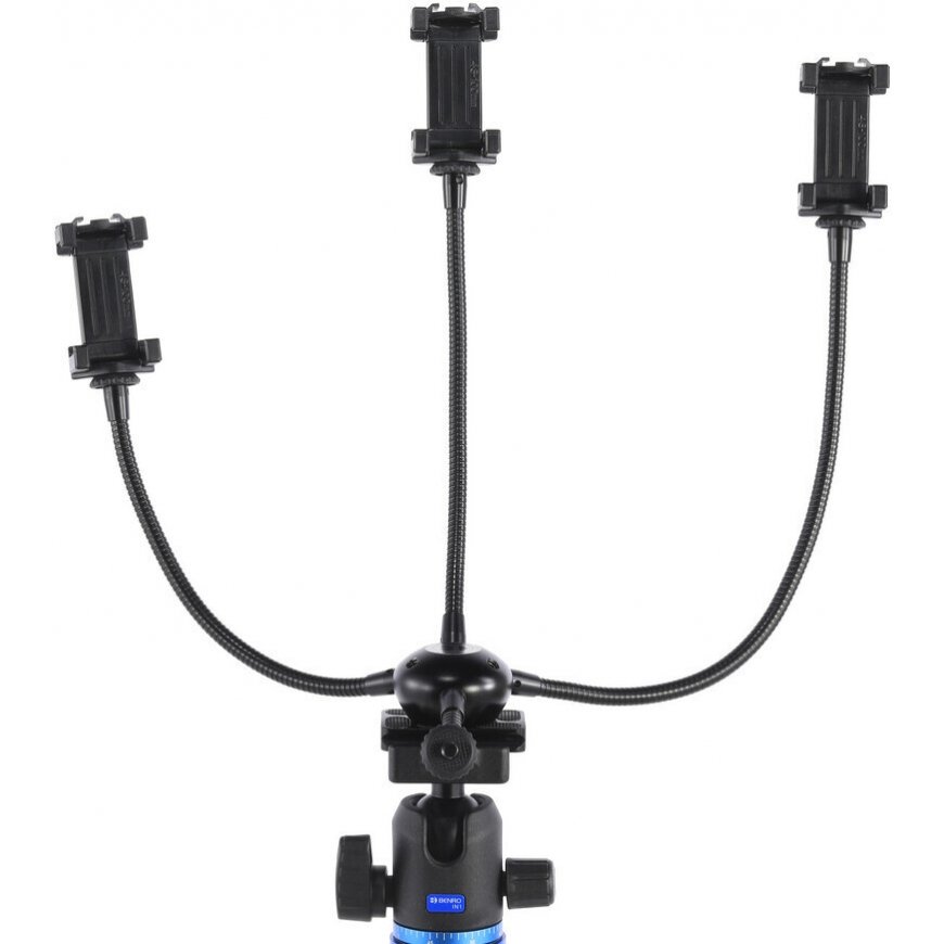 MeVideo Livestream Accessory Kit - transliacijos stovas trims išmaniesiems telefonams