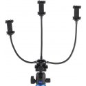 MeVideo Livestream Accessory Kit - trīmpušu statīvs trīs viedtālruņiem MeVideo Livestream Accessory Kit - trīmpušu statīvs trīs viedtālruņiem