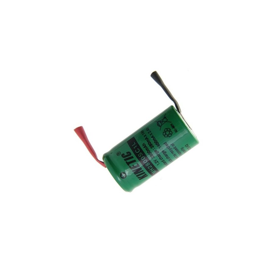 Akumuliatorius Kinetic SC Ni-MH 1.2V 2800mAh su litavimo kontaktais