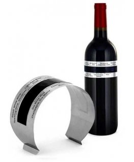 OEM Stainless Steel Wine Thermometer - Metal Thermometer from 4°C to 24°C - Wine Temperature Gauge