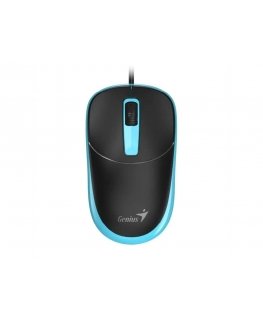 Genius DX-123 Мышь с проводом, черно-синяя, 1200DPI