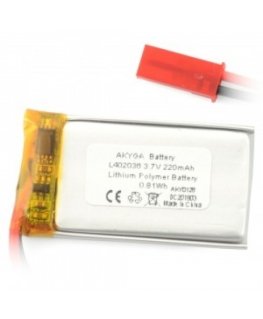 Oem Li-Pol akumuliatorius 220mAh 1S 3.7V