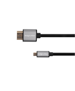 Kruger & Matz Basic HDMI – microHDMI kabelis 1.8 m