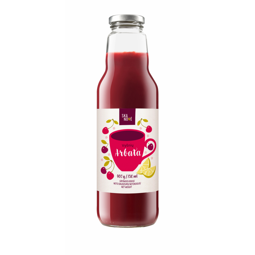 Vyšnių arbata SKANOVĖ, 750 ml – 2
