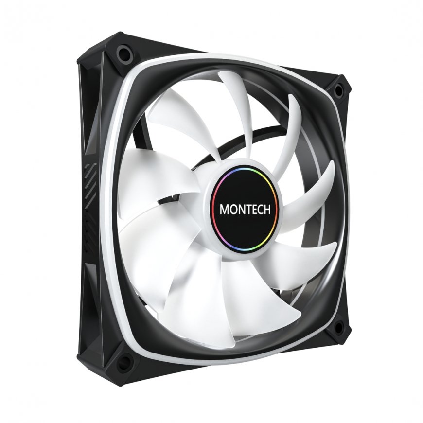 Montech AX120 PRO Kompiuterio korpusui Ventiliatorius 12 cm Juoda 1 vnt – 2