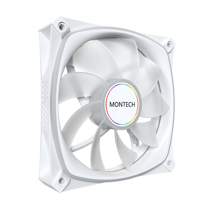 Montech RX120 PRO Computer case Fan 12 cm White 1 pc(s) – 2