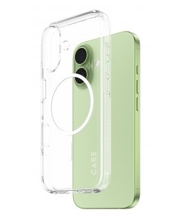 PanzerGlass CARE by ® Flagship Case Transparent Urban Explorer w. White MagSafe iPhone 17 mobiliojo telefono dėklas Permatomas