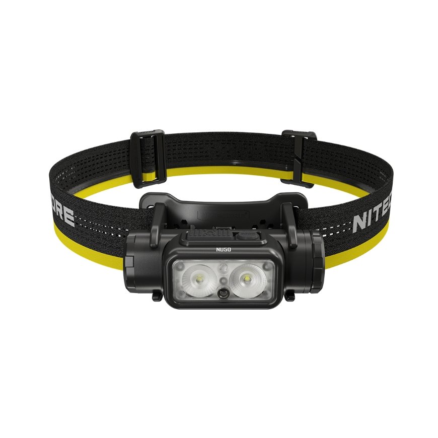 Nitecore NU50 žibintuvėlis Juoda, Geltona Ant galvos tvirtinamas žibintuvėlis LED