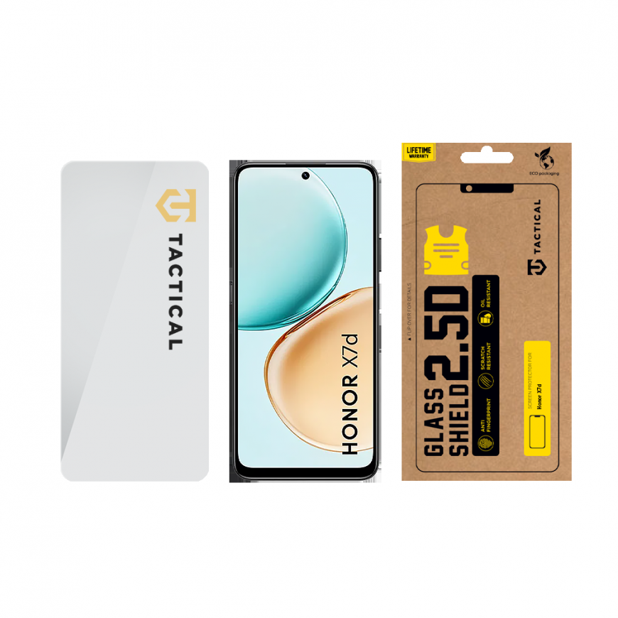 Tactical Glass Shield 2.5D for Honor X7d Clear – 2