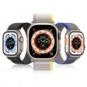 DUX DUCIS hihna YJ nailonia Apple Watchille 42 / 44 / 45 / 49 mm musta harmaa DUX DUCIS hihna YJ nailonia Apple Watchille 42 / 44 / 45 / 49 mm musta harmaa