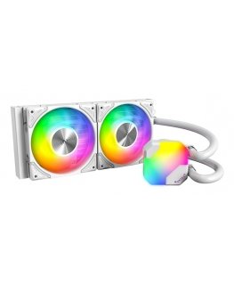 Montech HyperFlow ARGB 240 Suoritin All-in-one-nesteenjäähdytin 12 cm Valkoinen 1 kpl