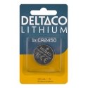 Deltaco CR2450-1B батарейка Батарейка одноразового использования Литиевая Deltaco CR2450-1B батарейка Батарейка одноразового использования Литиевая