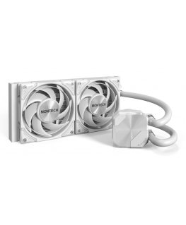 Montech HyperFlow Silent 240 Processor All-in-one liquid cooler 12 cm White 1 pc(s)