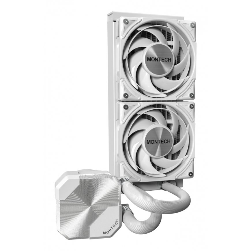 Montech HyperFlow Silent 240 Suoritin All-in-one-nesteenjäähdytin 12 cm Valkoinen 1 kpl – 2