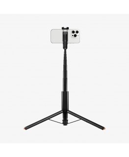 Spigen Tripod Selfie Stick | S541W pašbilžu uzņemšanas palīgrīks Viedtālrunis Melns