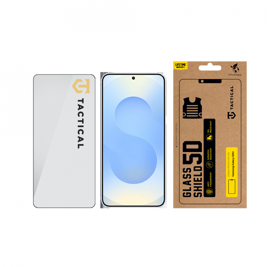Tactical Glass Shield 5D for Samsung Galaxy S26+ Black – 2