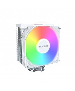 Montech NX400 ARGB Suoritin Ilmanjäähdytin 12 cm Valkoinen 2 kpl