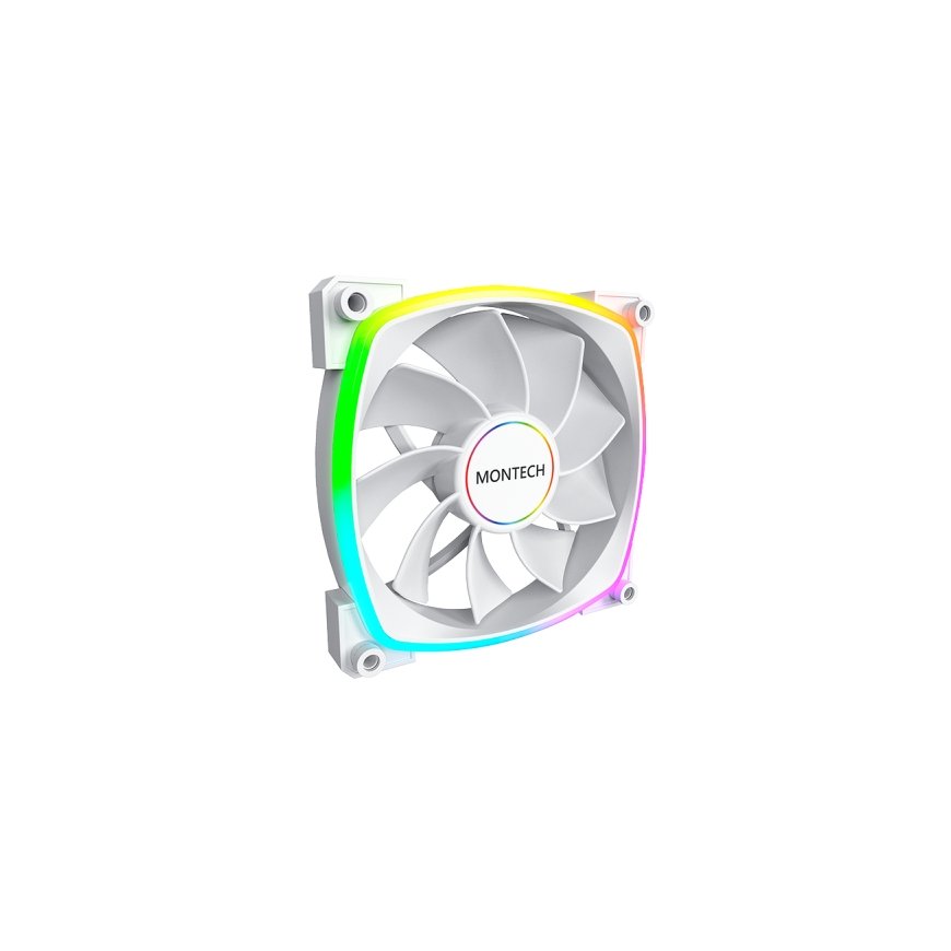 Montech RX140 PWM Arvuti korpus Ventilaator 14 cm Valge 1 tk