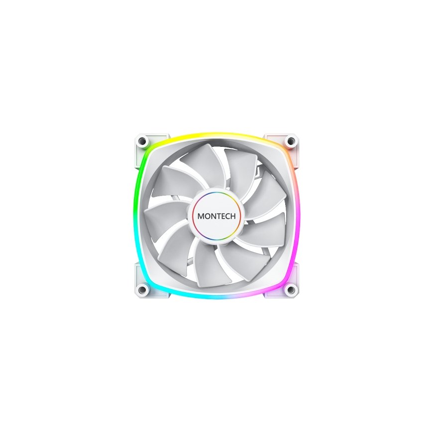 Montech RX140 PWM Корпус компьютера Вентилятор 14 cm Белый 1 шт – 2