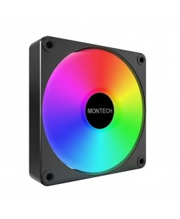 Montech GF120 V2 ARGB Tietokonekotelo Tuuletinmoduuli 12 cm musta 1 kpl