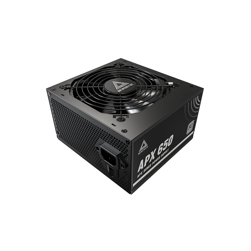 Montech APX650 virtalähdeyksikkö 650 W 20+4 pin ATX ATX musta – 2