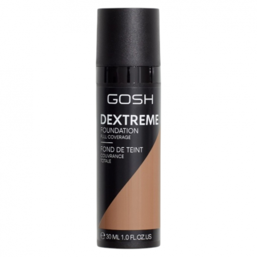 Gosh, Dextreme, Full Coverage, Liquid Foundation, 007, Tawny, 30