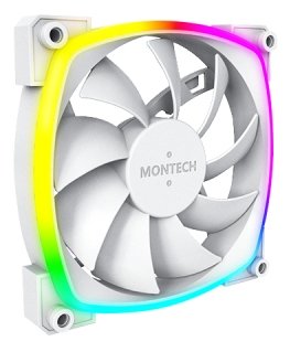 Montech AX120 PWM Arvuti korpus Ventilaator 12 cm Valge 3 tk