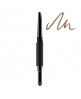 Gosh, Shape & Fill, Double, Eyebrow Cream Pencil, 002, Greybrown