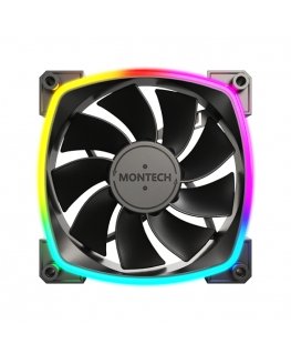 Montech RX120 PWM Arvuti korpus Ventilaator 12 cm Must 1 tk