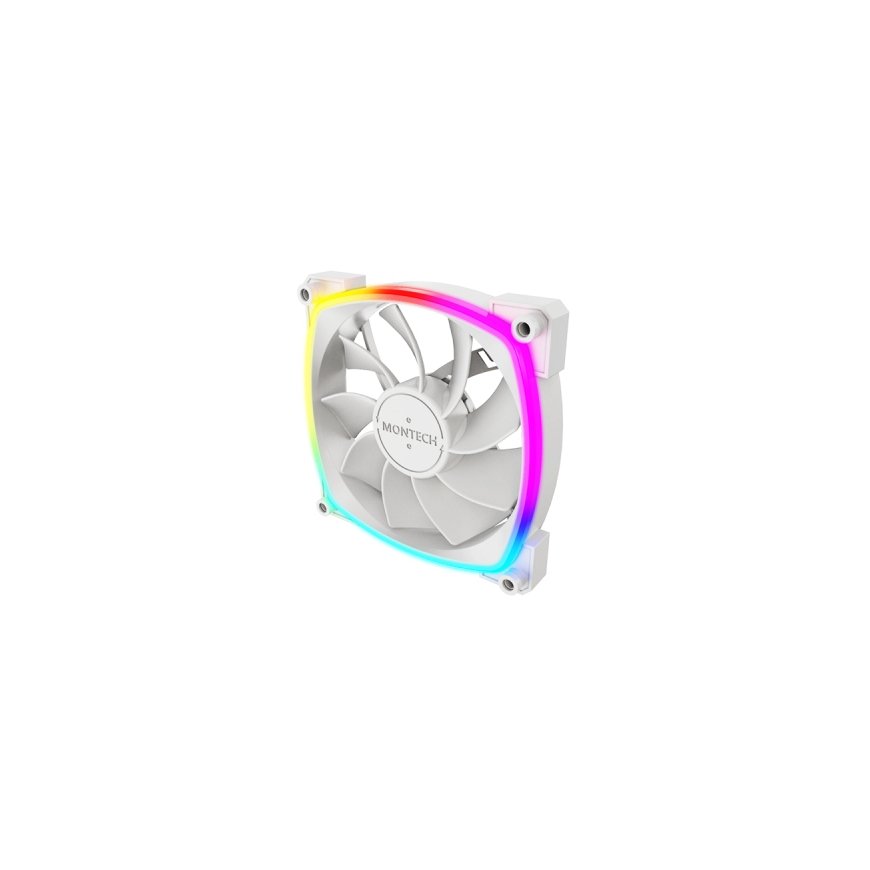Montech RX120 PWM Arvuti korpus Ventilaator 12 cm Valge 1 tk – 3