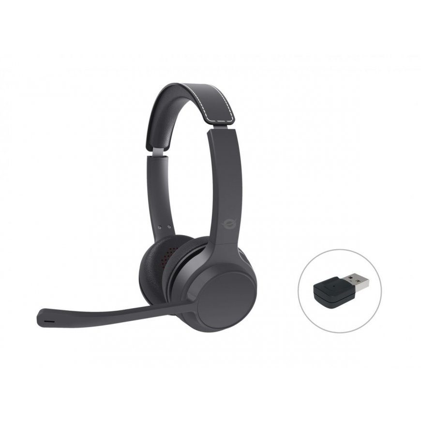 Conceptronic POLONA04BA наушники/гарнитура Проводной и беспроводной Оголовье Calls/Music USB Type-C