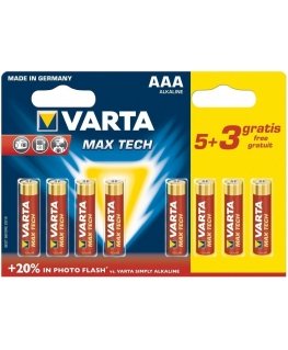 Varta Max Tech AAA Ühekordne patarei Aluseline