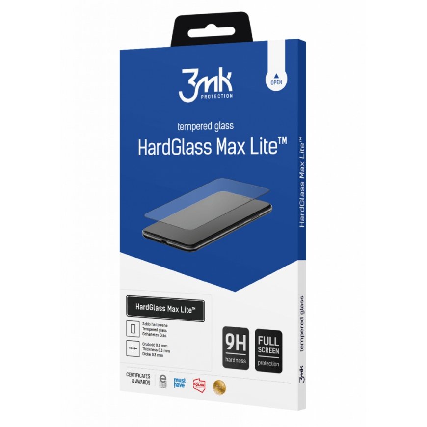 3MK HardGlass Max Lite Caurspīdīgs ekrāna aizsargs Samsung 1 pcs