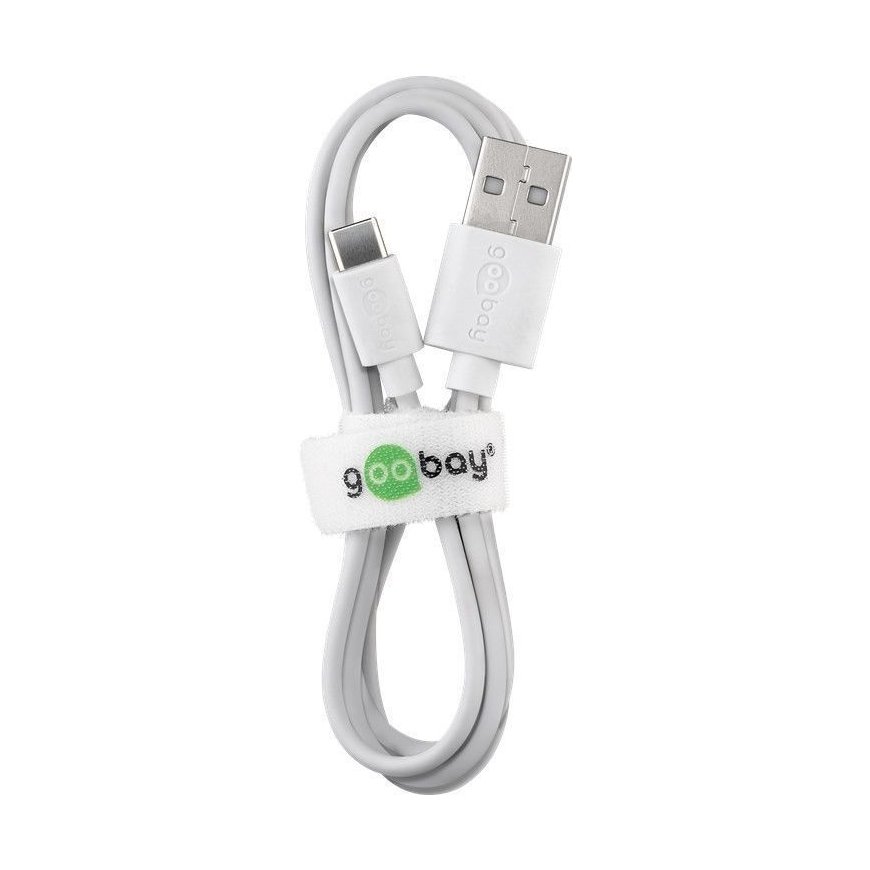 Goobay 59132 USB kabelis USB 2.0 3 m USB A USB C Balta – 4
