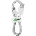 Goobay 59132 USB kabelis USB 2.0 3 m USB A USB C Balta Goobay 59132 USB kabelis USB 2.0 3 m USB A USB C Balta