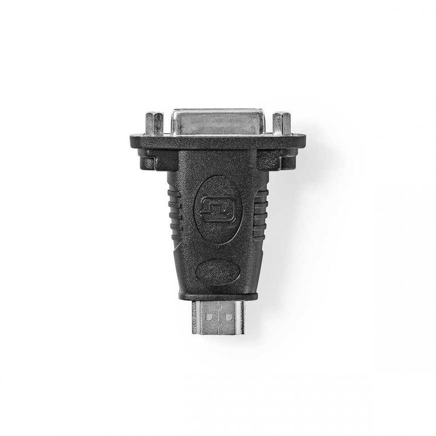 Nedis CVGB34910BK kaapelin sukupuolenvaihtaja HDMI Type A (Standard) DVI-D musta, Ruostumaton teräs – 3