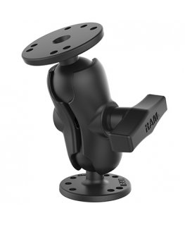 RAM Mounts Universal Double Ball Mount with Two Round Plates
